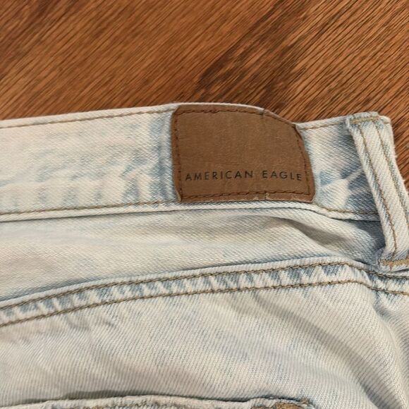 American Eagle jeans, distressed, white washed, size 14 - Picture 14 of 14